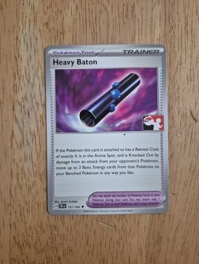 🔥 QTY 3 Pokémon Tool Trainer Card Heavy Baton